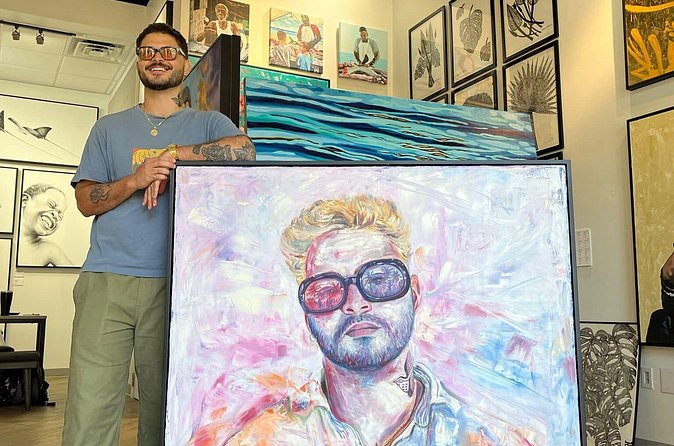 Cayman Art and Wine Tour - A stop at Jason Kennedy’s gallery in Camana Bay